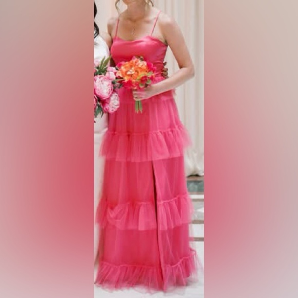 Revelry Malibu Pink Bridesmaid Dress